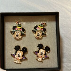 Minnie and Mickey Mouse Halloween earrings. Each set $15 or $25 for both.